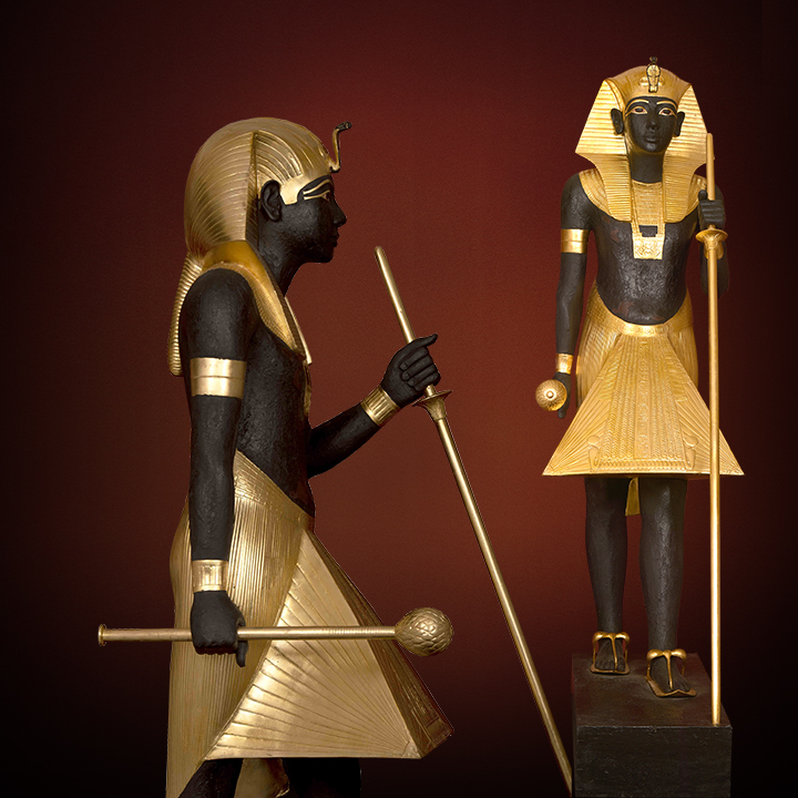 GUARDIAN STATUE WITH NEMES