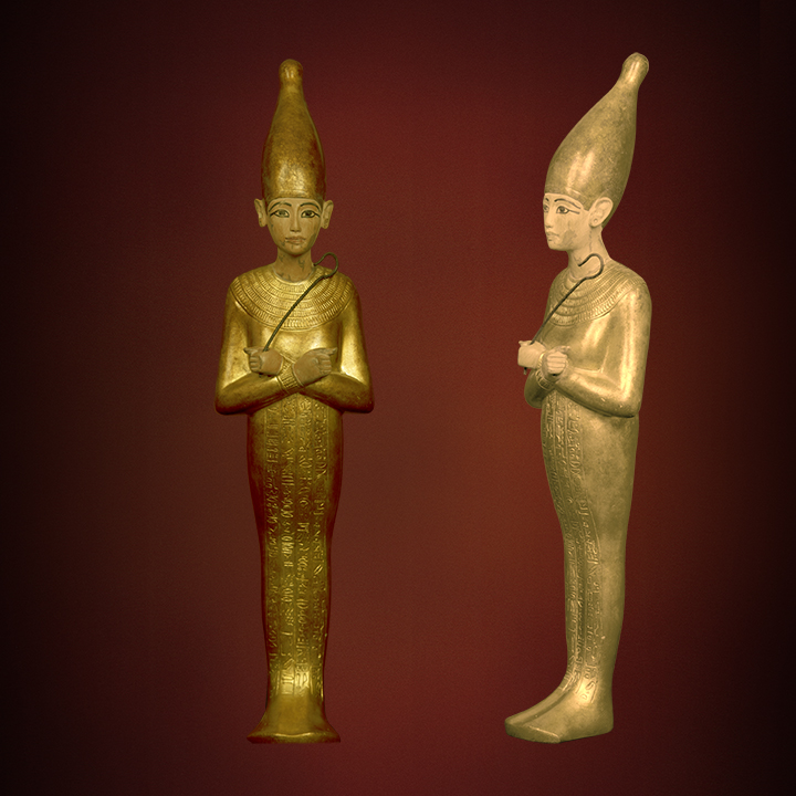 ROYAL FIGURE WITH WHITE CROWN