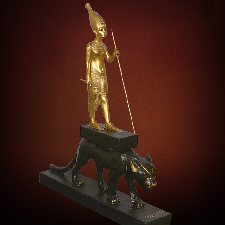 THE KING ON A LEOPARD