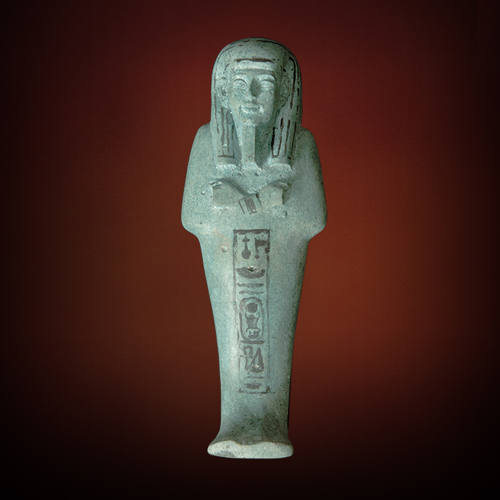 LIGHT BLUE FAIENCE SHABITI