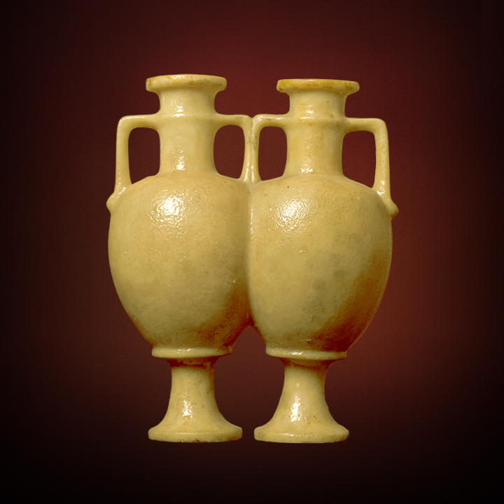 A DOUBLE VASE (CALCITE)