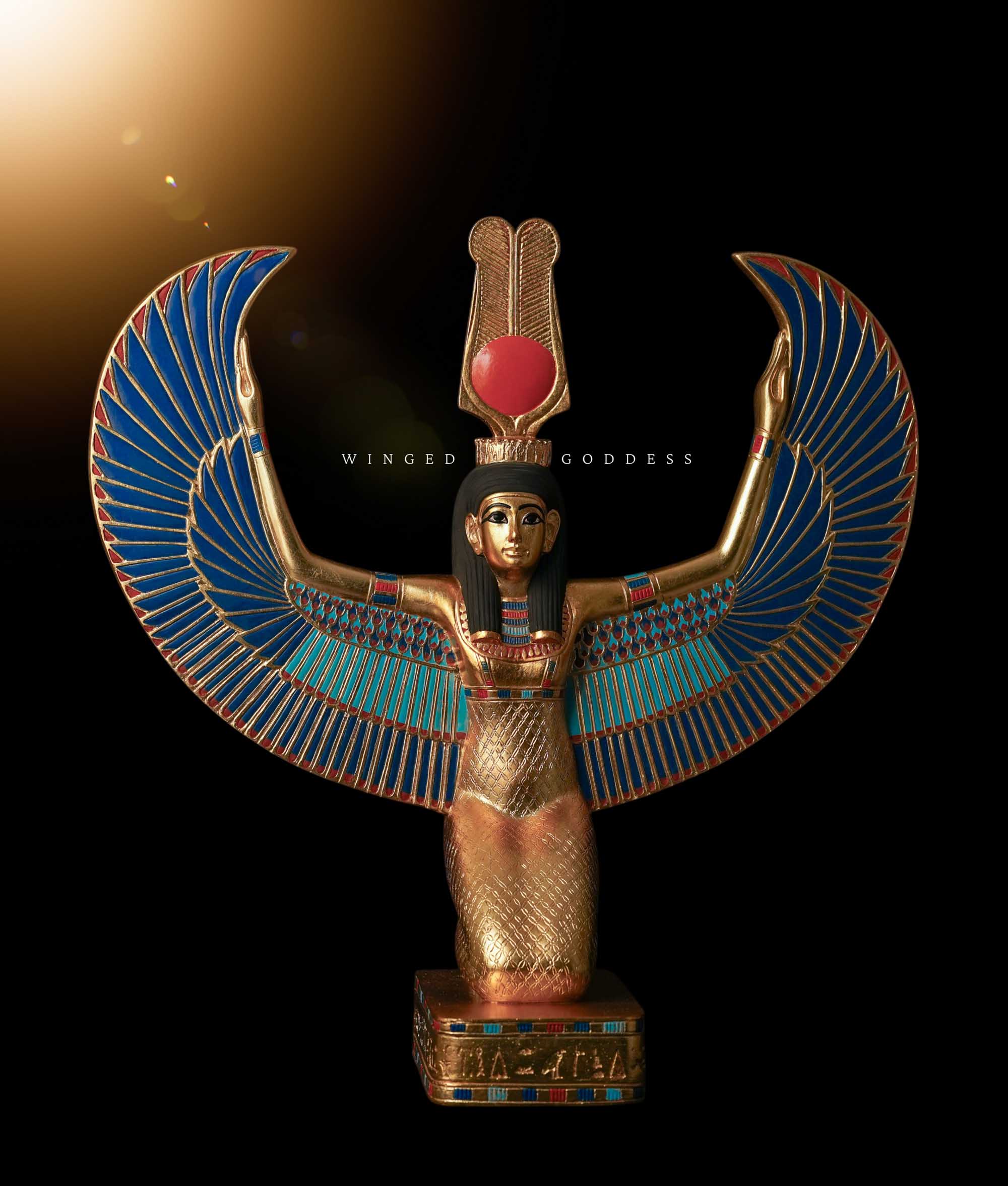 Winged Goddess Isis, Goddess of Love Isis.
