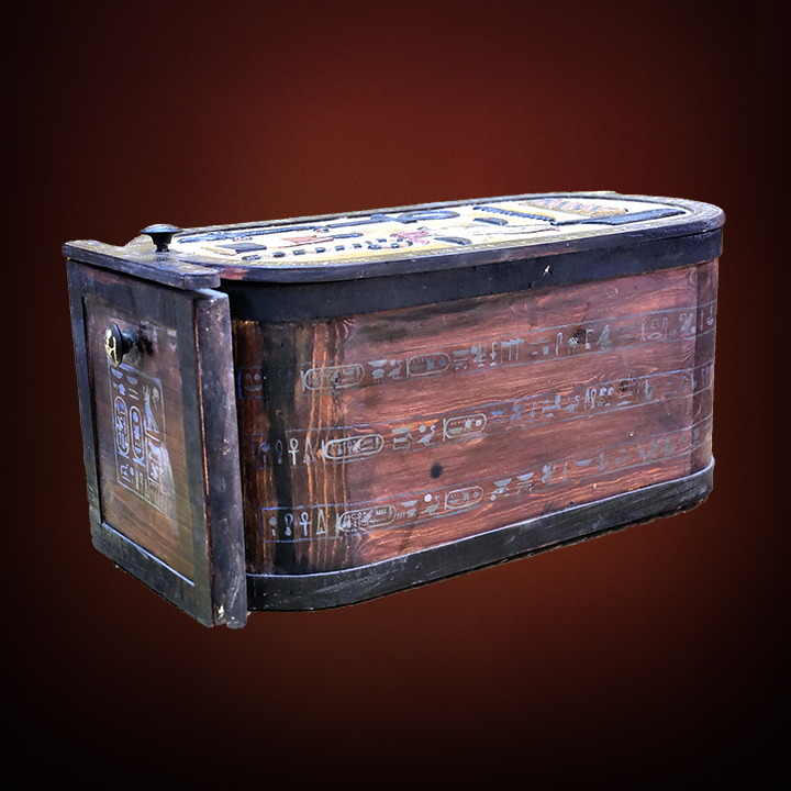 CARTOUCHE-SHAPED BOX