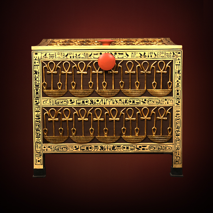 CHEST WITH OPENWORK DESIGN